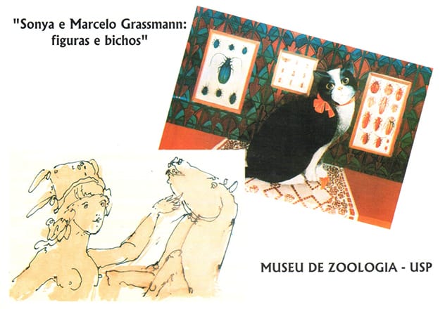 Sonya e Marcelo Grassmann: figuras e bichos